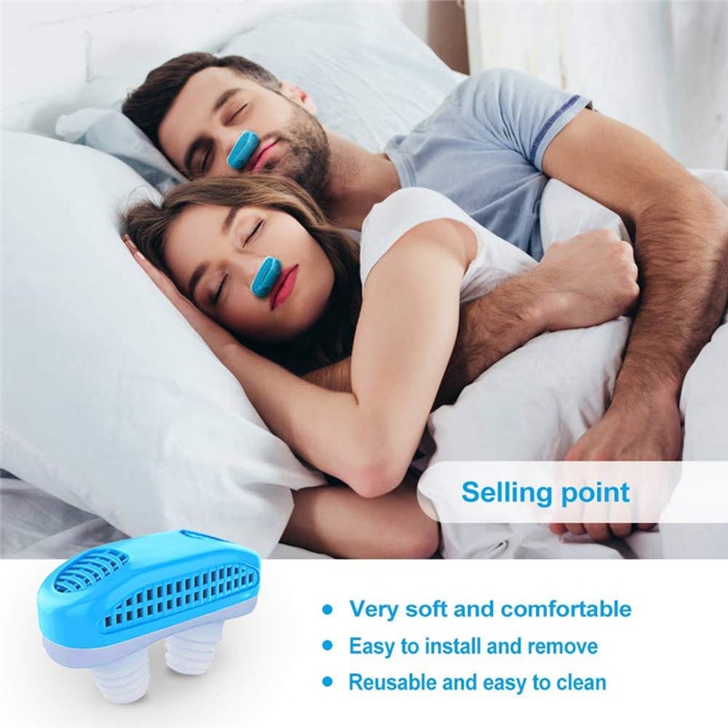 SnCircle Anti Schnarchen Nase Clip Silicone Magnetic Anti Snoring Breathing Stop SnApnea Clip Device Sleep Snoring. 