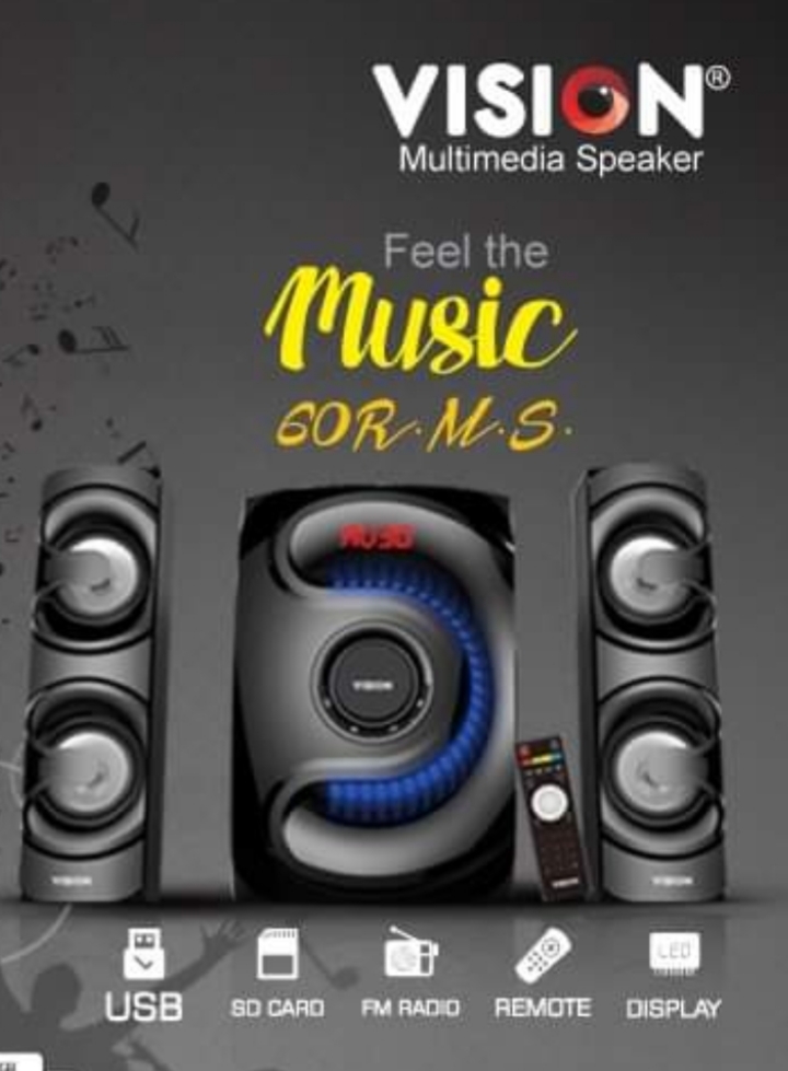 Vision 2 1 Multimedia Speaker Loud 4 Pro Buy Online At Best Prices In Bangladesh Daraz Com