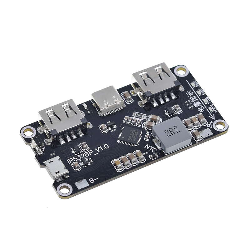 IP5328P Dual USB Power Bank Module Type-C 3.7V to 5V 9V 12V Step up Fast Quick Charger Circuit Board QC2.0 QC3.0