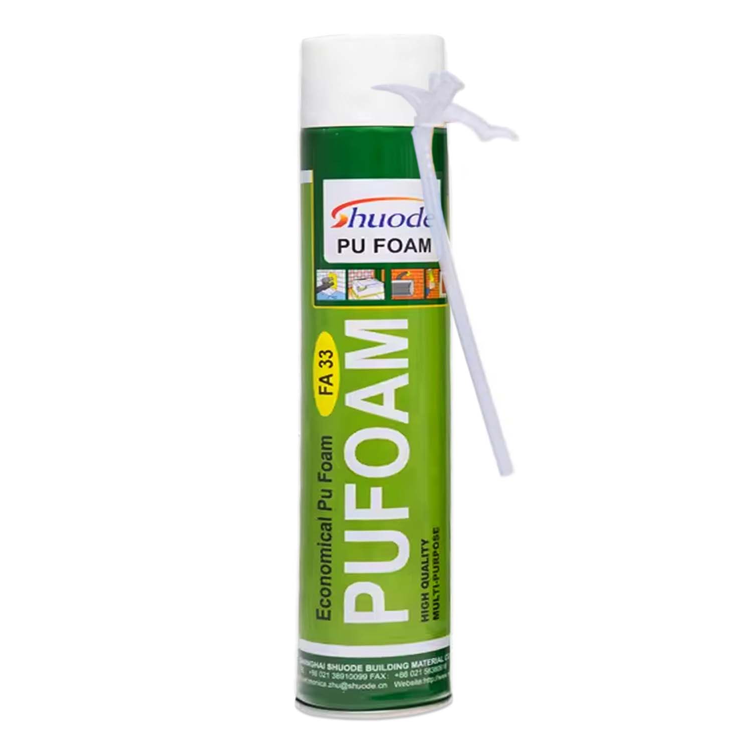 Multipurpose Expandable PU Foam Insulation Sealant Spray Like Liquid form of Cork Sheet