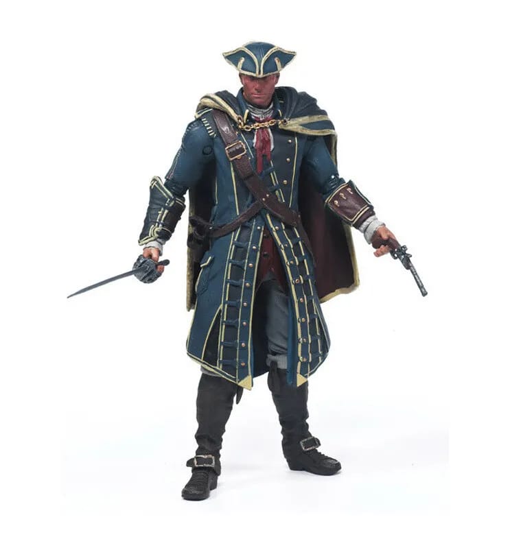 Assassin's Creed Edward Haytham Connor Hunter 3D Statue Model Action Figures Toy. 