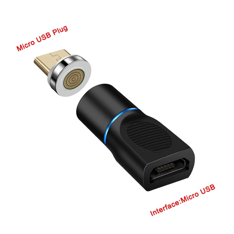 Oppselve Magnetic Charging Data Adapter USB C Micro USB 8 Pin Converter for Huawei iPhone 13 12 Samsung Xiaomo Redmi Smart Phone. 