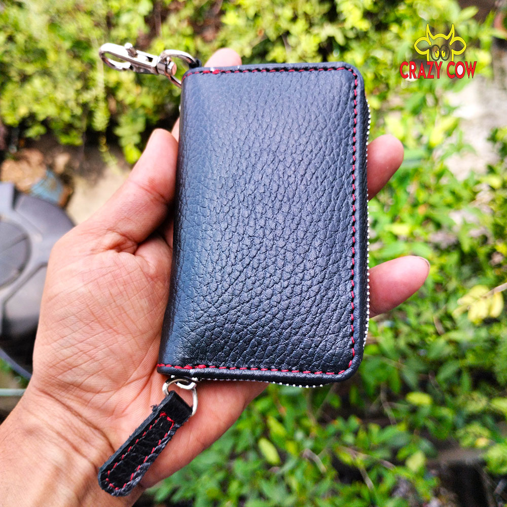 Indispensable -Quality And Durablity -Leather Key Ring Box Key holder - Black Holder- Innovative Remarkable - Disclose Styles & Luxe. 