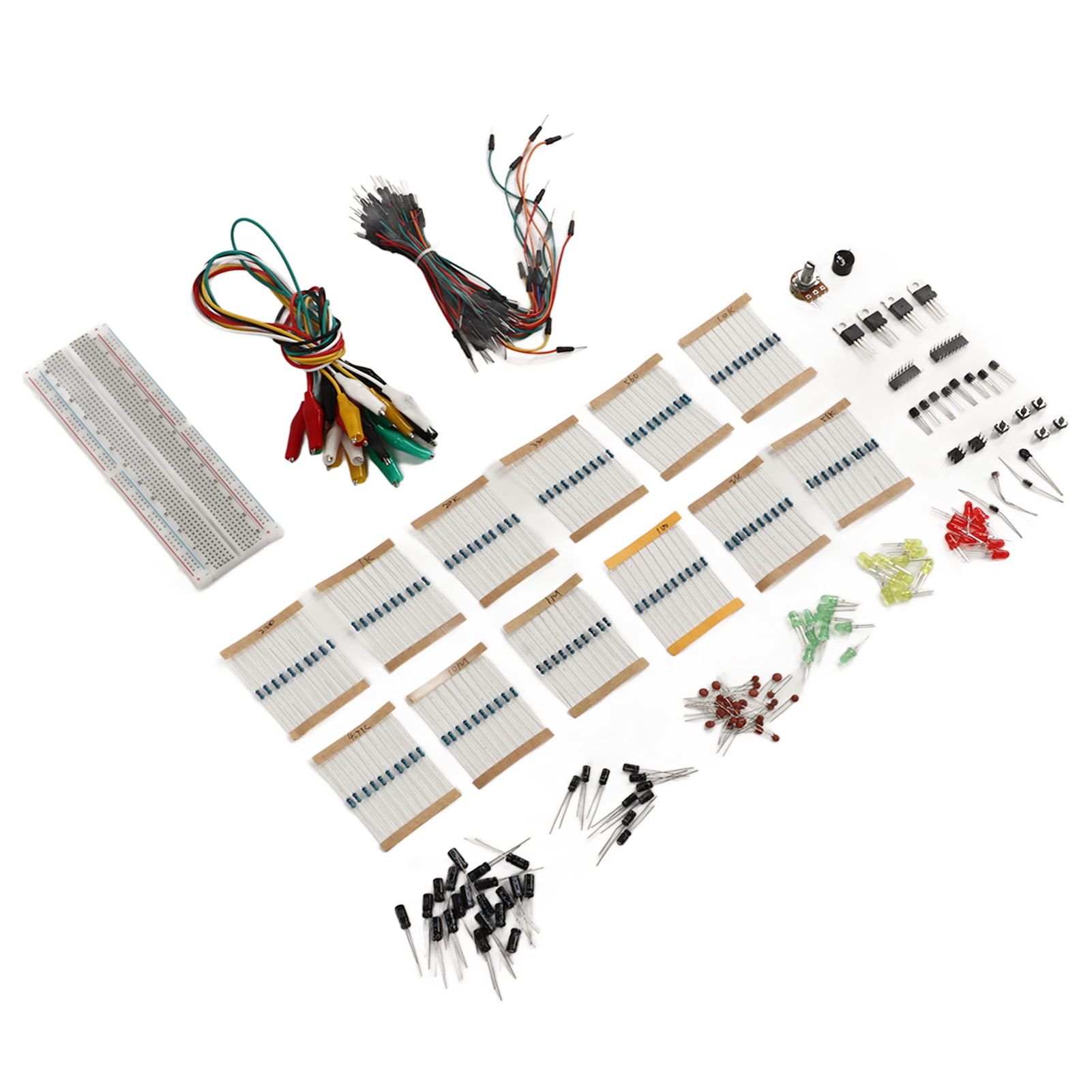 Electronic Component Assortment Kit Electronic Component Kit Lightweight for DIY. 