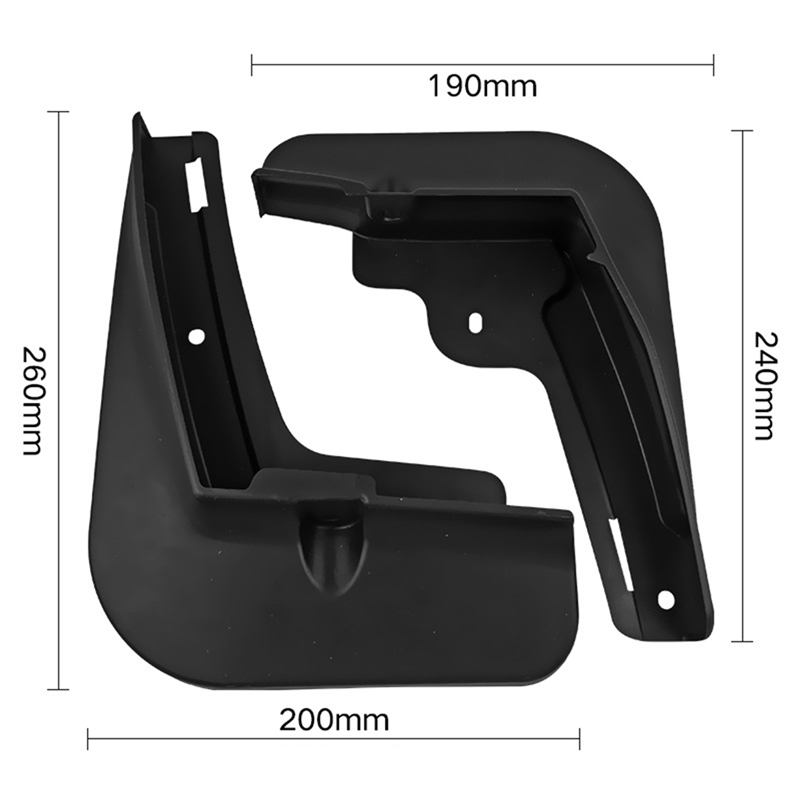 4Pcs Car Mud Flaps for BYD Dolphin EA1 2021-2022 Mudguards. 
