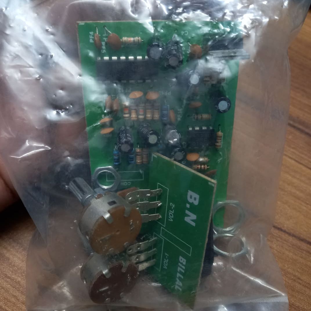 Bangladeshi 2CH ECHO BOARD PT2399 Amplifier Echo Board 2 Volume