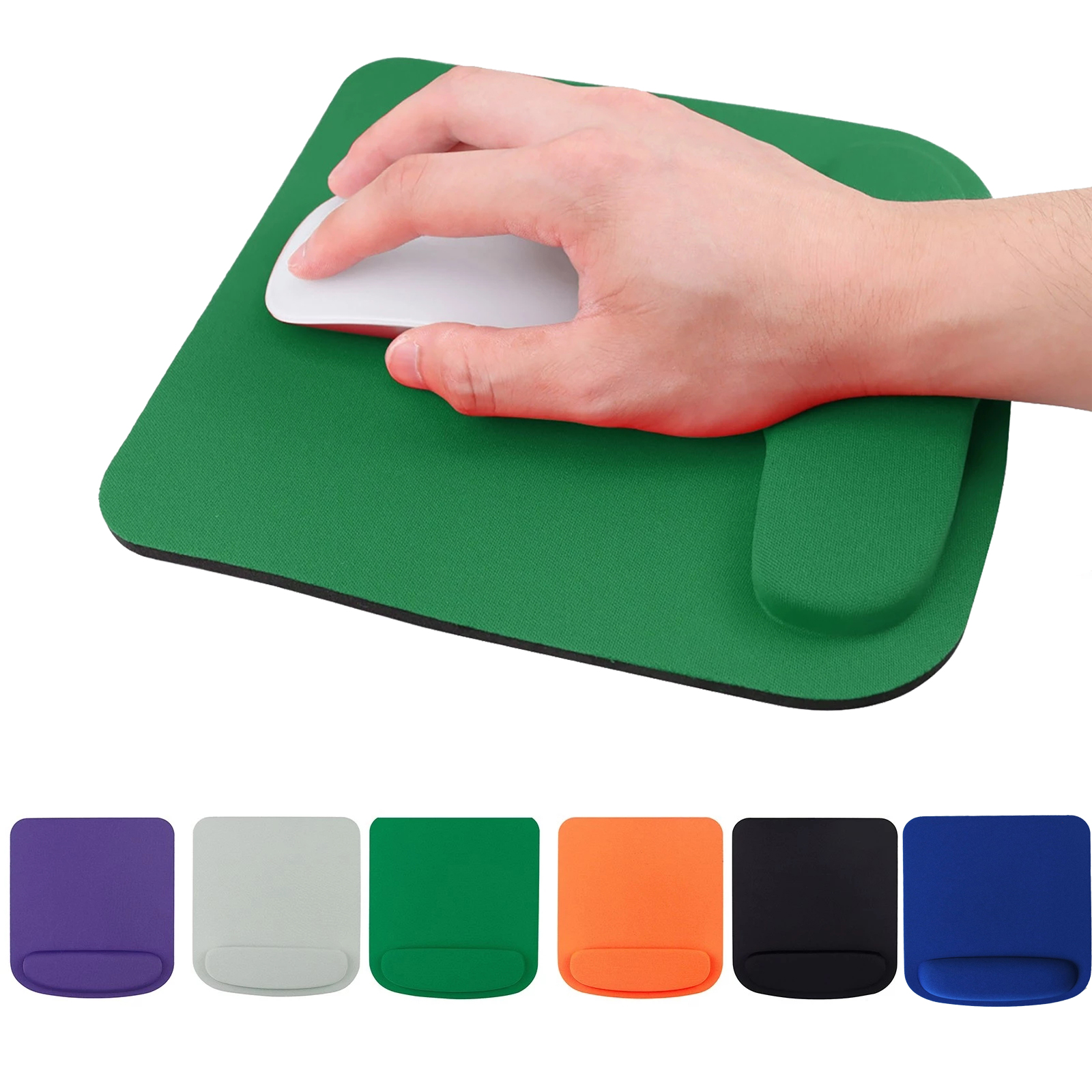 Square Non-slip Wrist Protection Gaming Mousepad For PC Laptop Accessories Durable Single-sided Mice Mat With Wrist Rest