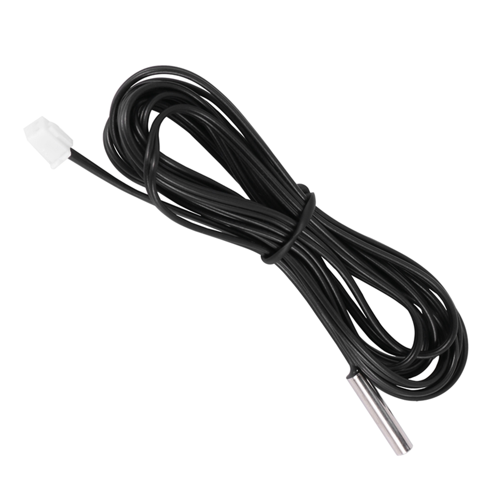 2X 2 m NTC thermistor temperature sensor waterproof probe wire 10 K 1% 3950 black. 