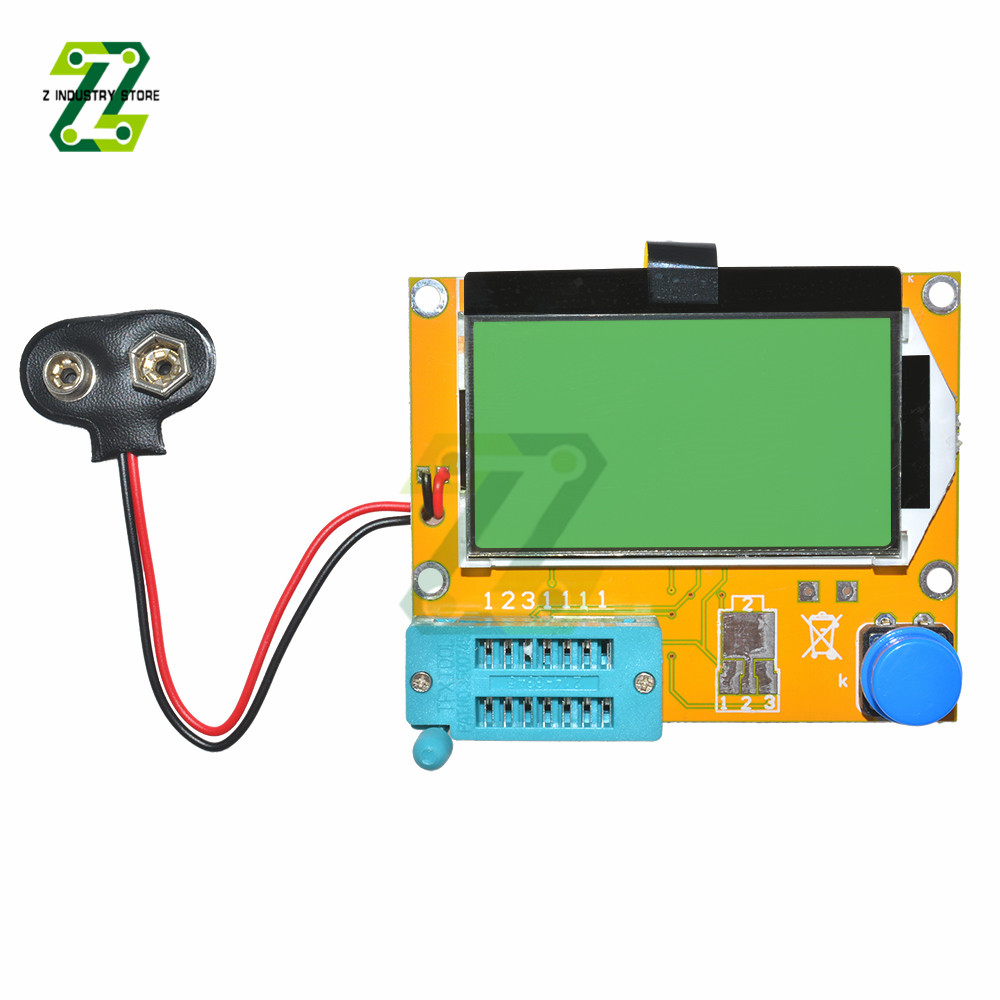 LCR-T4 Transistor Tester Mega328 M328 Diode Triode Capacitance Meter Multimeter For MOS PNP NPN LCR Meter. 