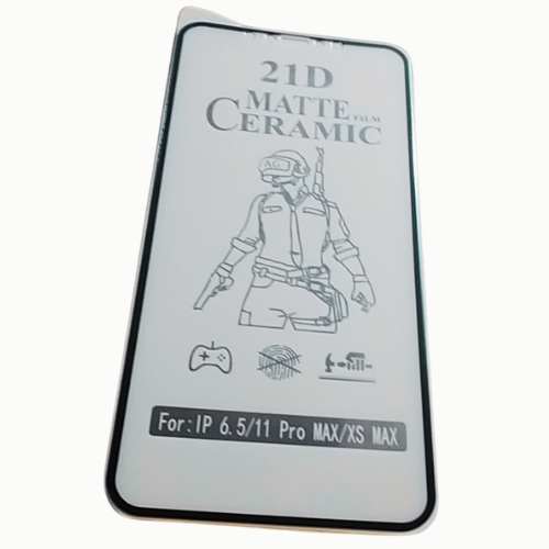 Matte Ceramic Film Screen Protector I iPHONE XS MAX / iPHONE 11 PRO MAX I Unbreakable Flexible Ceramic Matte Finishing Display Protector (Not a GLASS). 