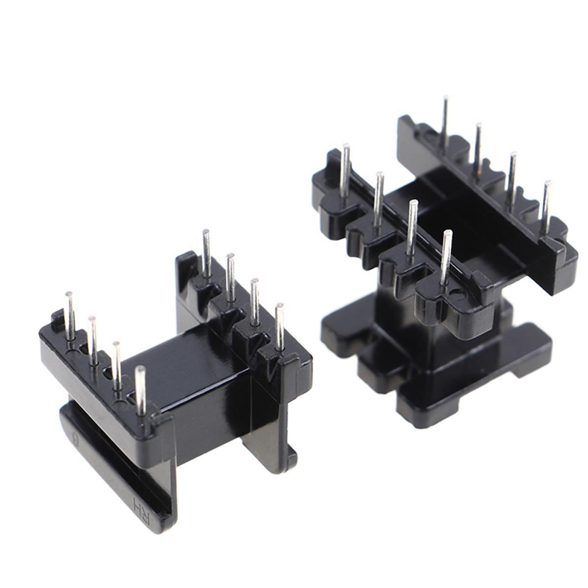 5Sets EE25 4Pin 8P 10P Transformer Bobbin PC40 Ferrite Core Vertical Horizontal Encounter