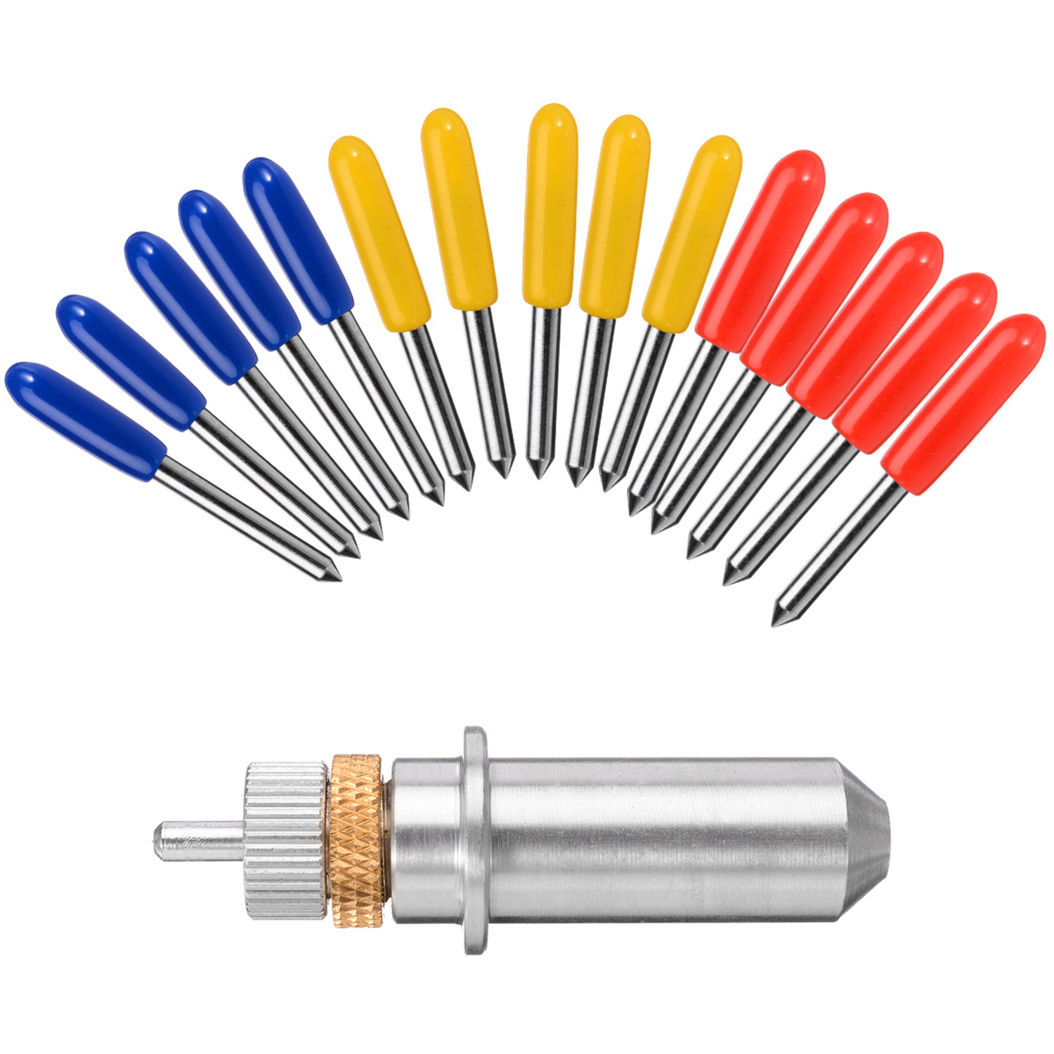 Delicate product 17Pcs/Set 30/45/60 Degree For Roland Cutting Plotter Vinyl Cutter Blade+Holder Refine Rabbit Redsail Cutter Plotter Cutting Blades. 