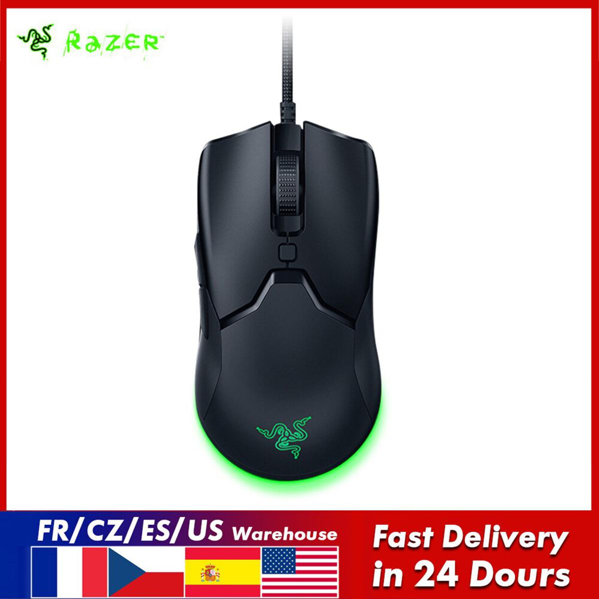 Razer Viper Mini Gaming Mouse 61G Lightweight Mouse 8500DPI Optical Sensor Chroma RGB Wired Mouse SPEEDFLEX Cable Mice For Gamer