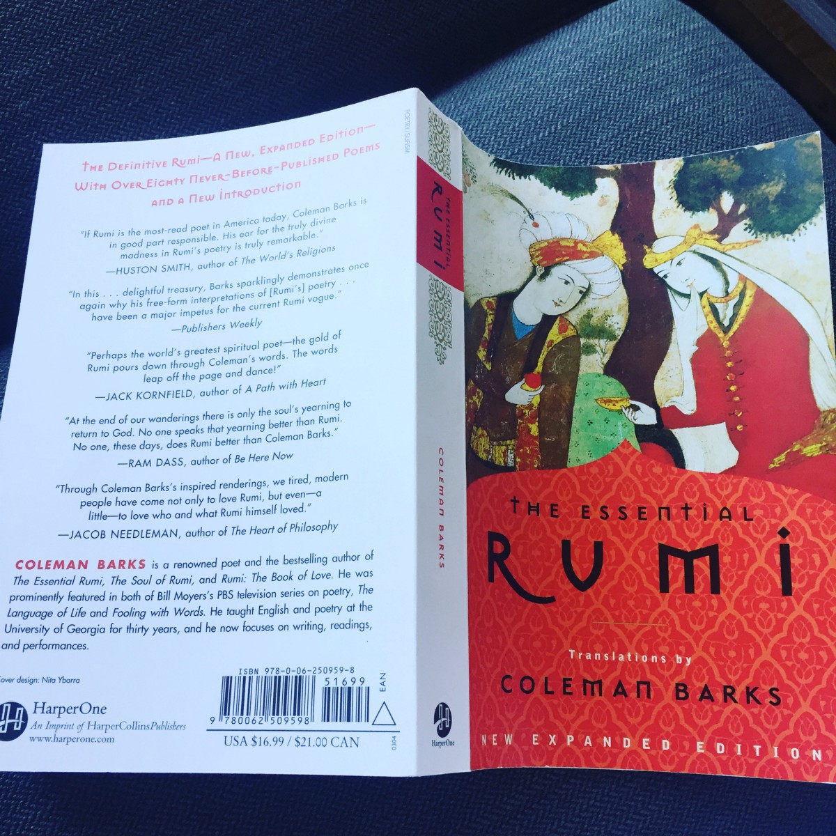 The Essential Rumi Translated by Coleman Barks. 