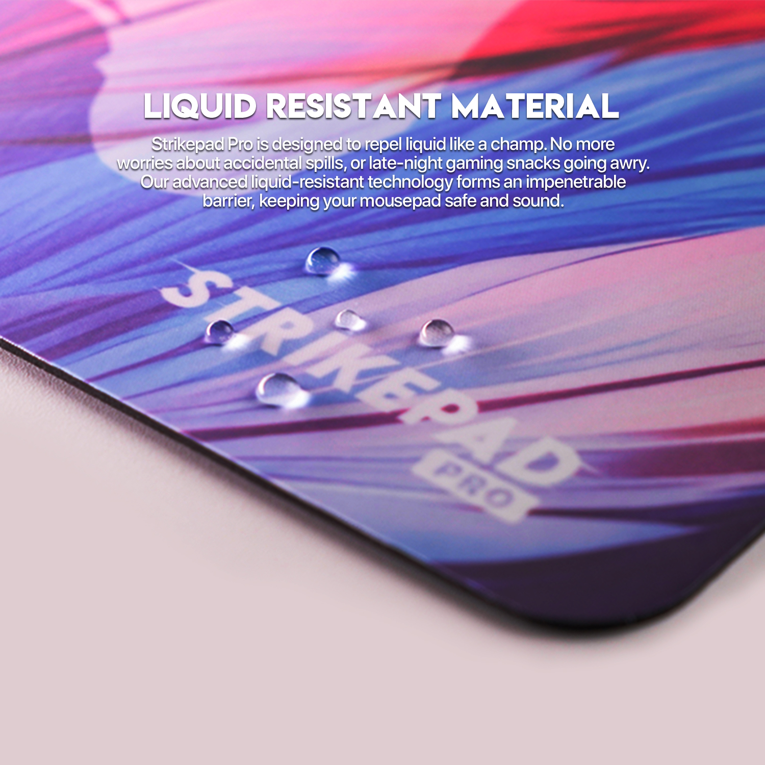FANTECH MST491P Strikepad Mousepad Anti-Slip Base & Ultra fast Gaming Mousepad 49x42x3cm. 