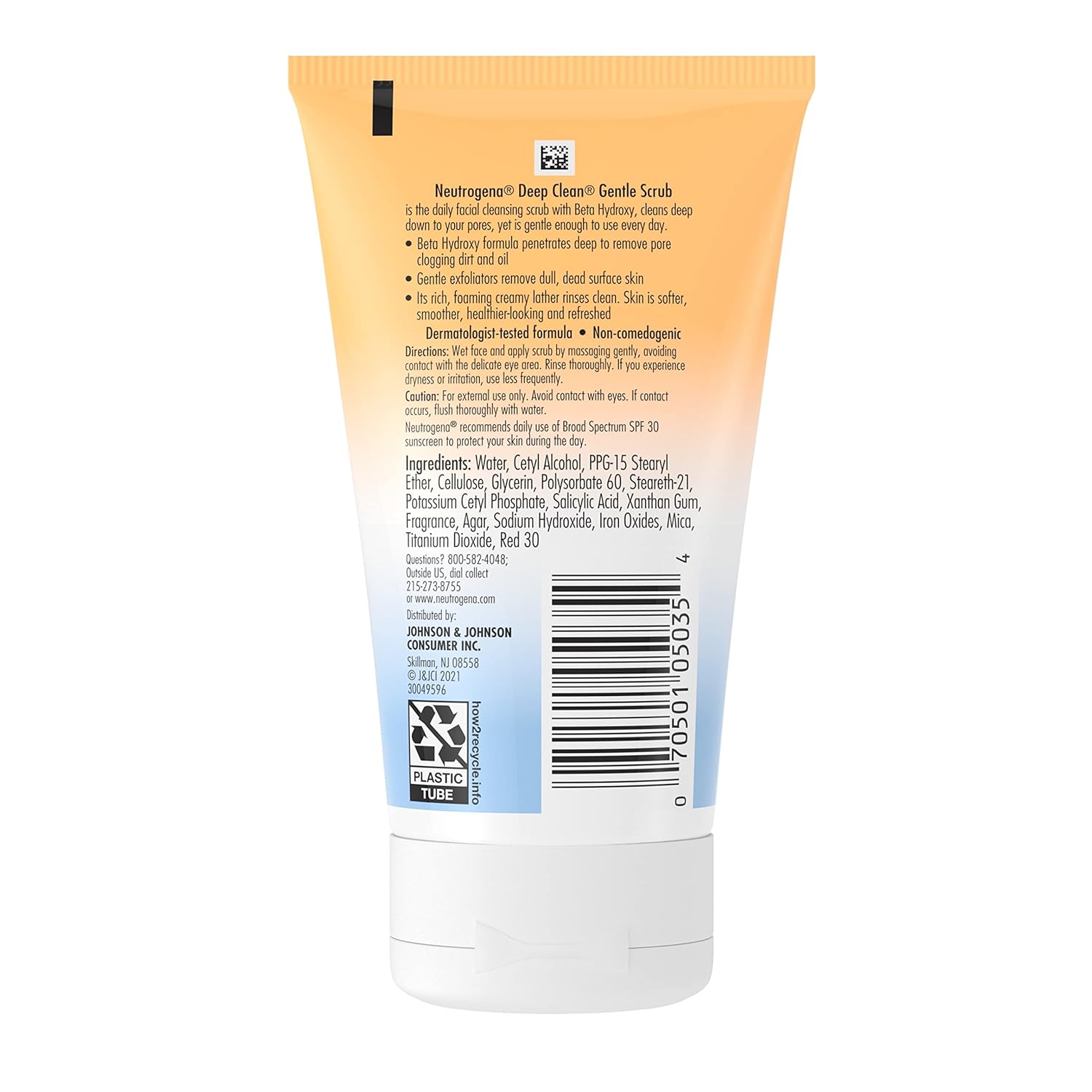 Neutrogena Deep Clean Gentle Scrub 124ml. 