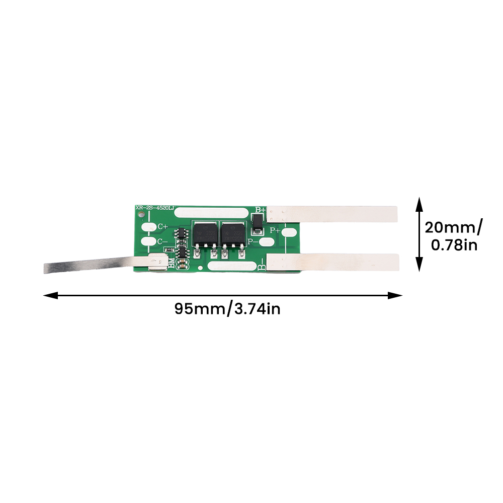 1S 2S BMS Separate Port Charge Board 3.7V 7.4V 18650 21700 26650 Lipo Lithium Battery 8A 10A Charge Discharge Module for Motor. 