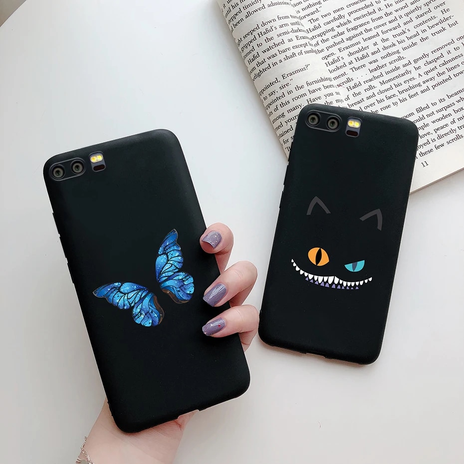 For Huawei P10 plus Phone Case Cute Painted Silicone Back Cover Protector Funda For Huawei P10plus P10 P 10 Plus HuaweiP10 Cases. 