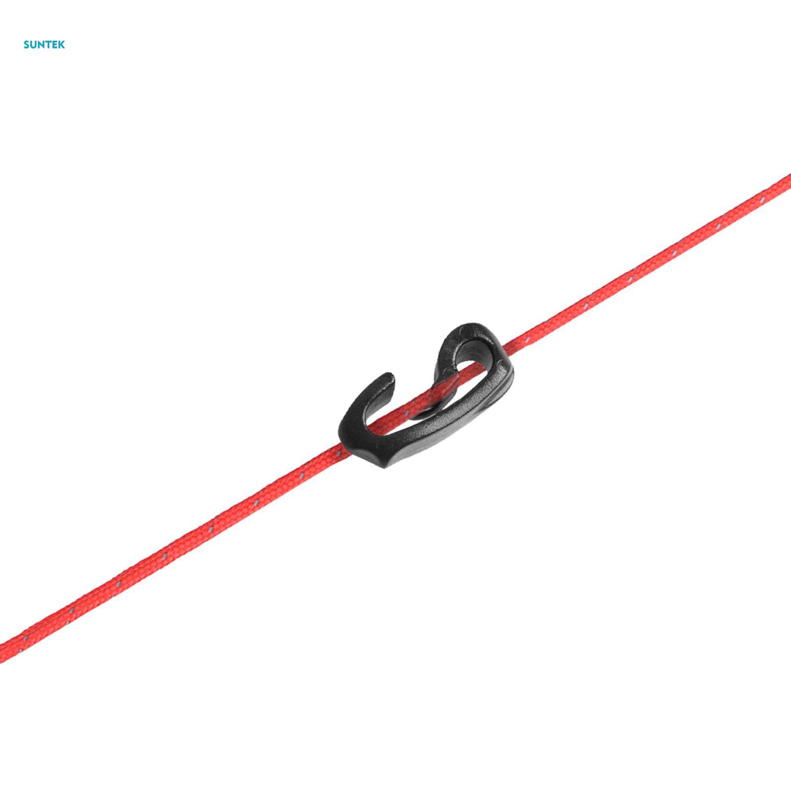 10-Pack Outdoor Camping Tent Hooks, Canopy Windproof Hook, Plastic Shock Cord Clasp Hook for Camping Canopy Backpacking Awning. 
