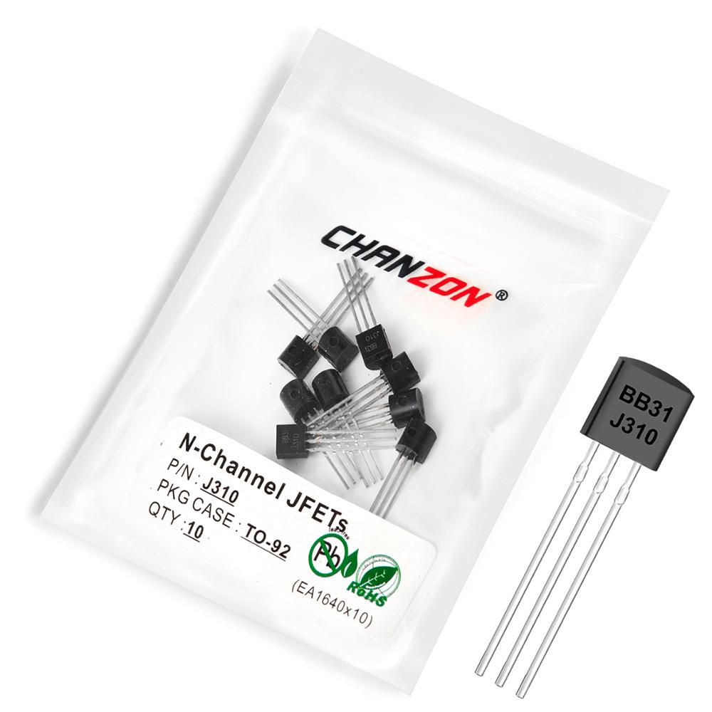 【WSJJ Store】J310 TO-92 N-Channel Audio Transistor Junction BJT Tube Fets DIP 24mA Integrated Circuits