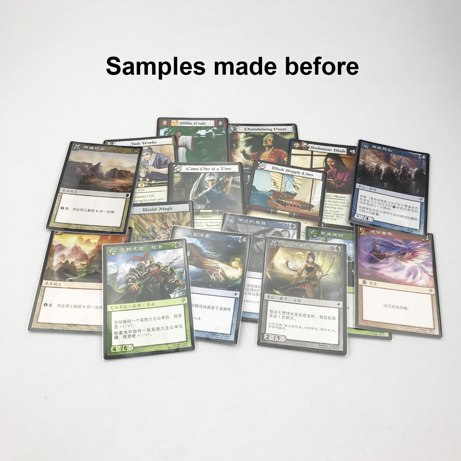 SINGLE CHOICE BL King Playing MAGIC PROXY Cards,DIY CUSTOM Board Games PROXY Cards Playing. 