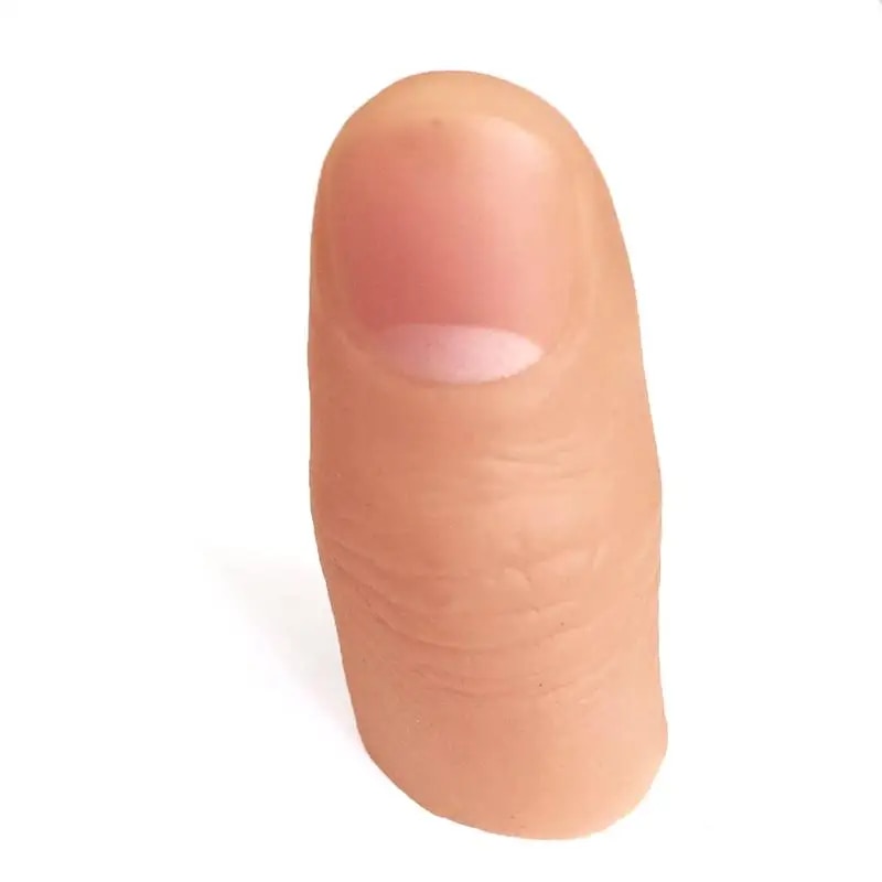 【Lejia】1pcs Soft Simulation Thumb Finger Sleeve With Finger Prop Toys For Children