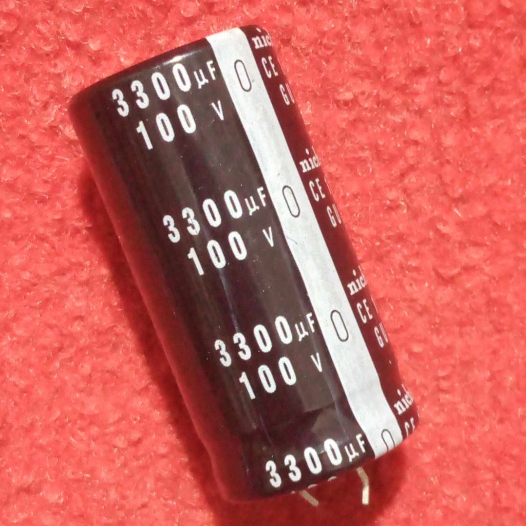 3300uF 100V RADIAL Electrolytic  Capacitor Polarized Aluminum Electrolytic Capacitors 2 Pin Leads. 