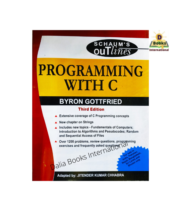 Programming With C by Byron Gottfried. 