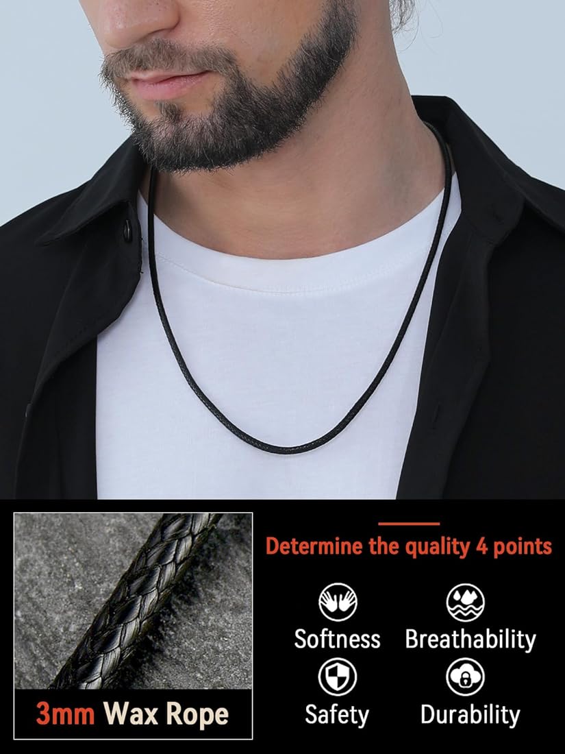 Adjustable Black Korea    wire  Cord Chain String Necklace. 