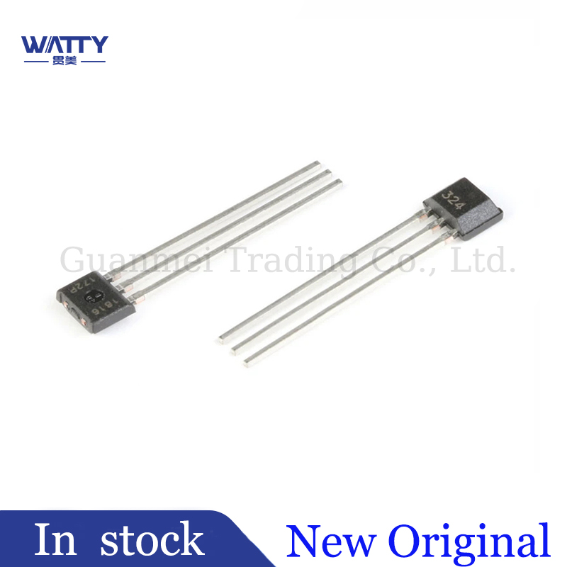 5Pcs/Lot   A1324LUA  A1324 324 02 SIP3 Hall Effect Sensor High precision IC TO92. 