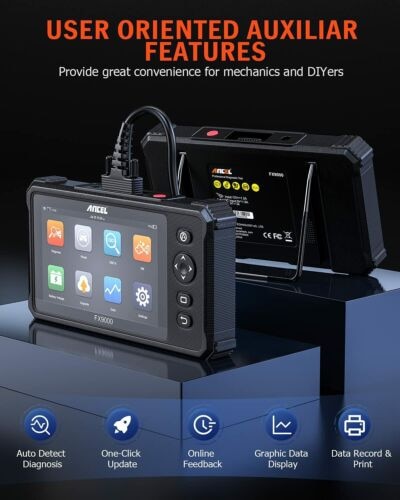 ANCEL FX9000 All System Car OBD2 Diagnostic Scanner Professional BMS/DPF/ IMMO/SAS/EPB/TPMS/AFS/Oil Reset OBD2 Diagnostic Tool. 