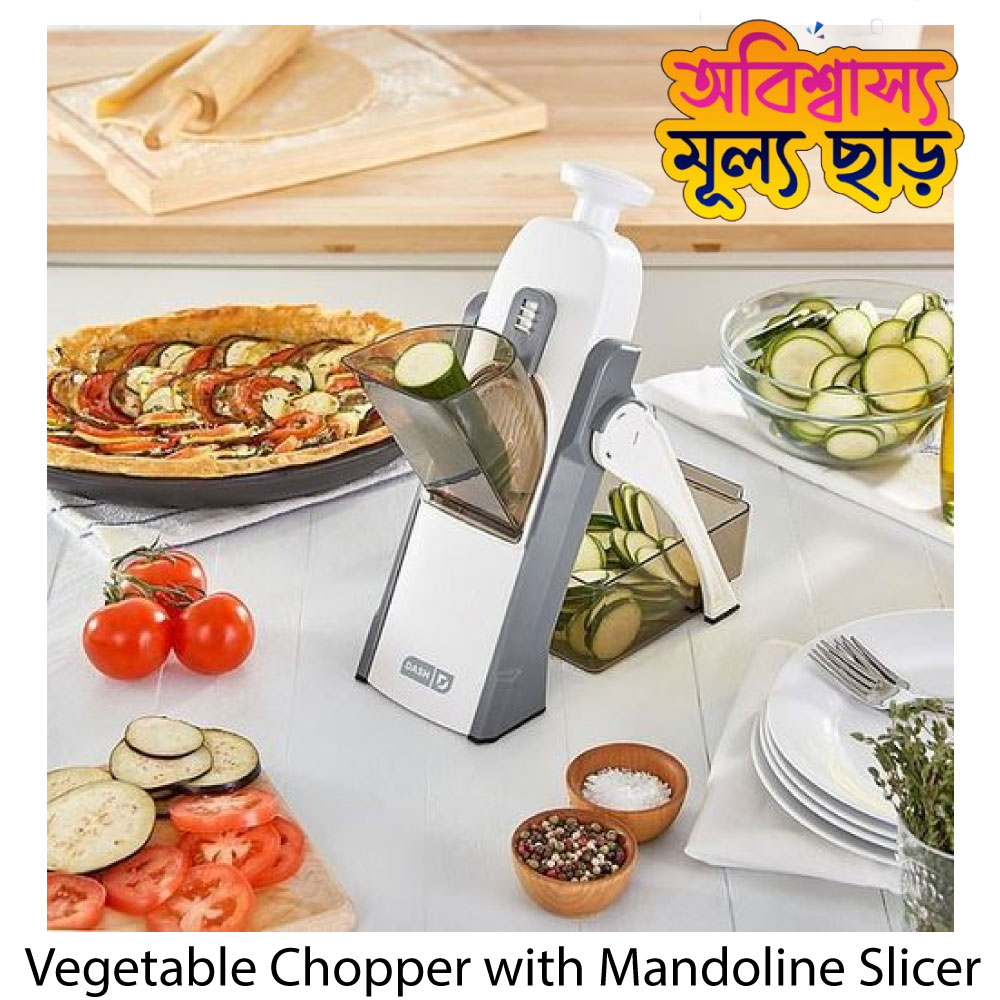 5 in 1 & Adjustable mandoline slicer for Cooking & Meal Prep.Can cut slicing, strips,shredding and dicing Kitchen Veggie chopper Artifact Vegetable mandolin with adjustable stainless steel blades, vegetable slicer, onion slicer, non-slip base-abdullah zon