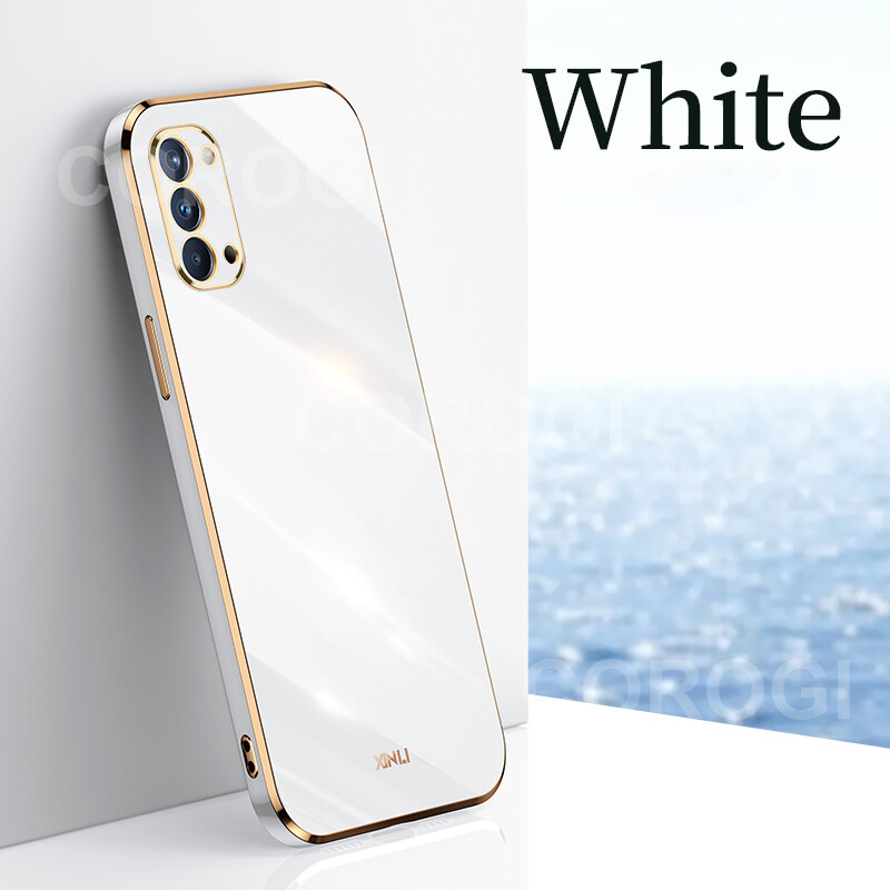 Cover Per Oppo Reno 4 Pro 5G | Custodia In TPU Trasparente E Rosa | Morbida, Antiurto, Ultra Sottile - 4