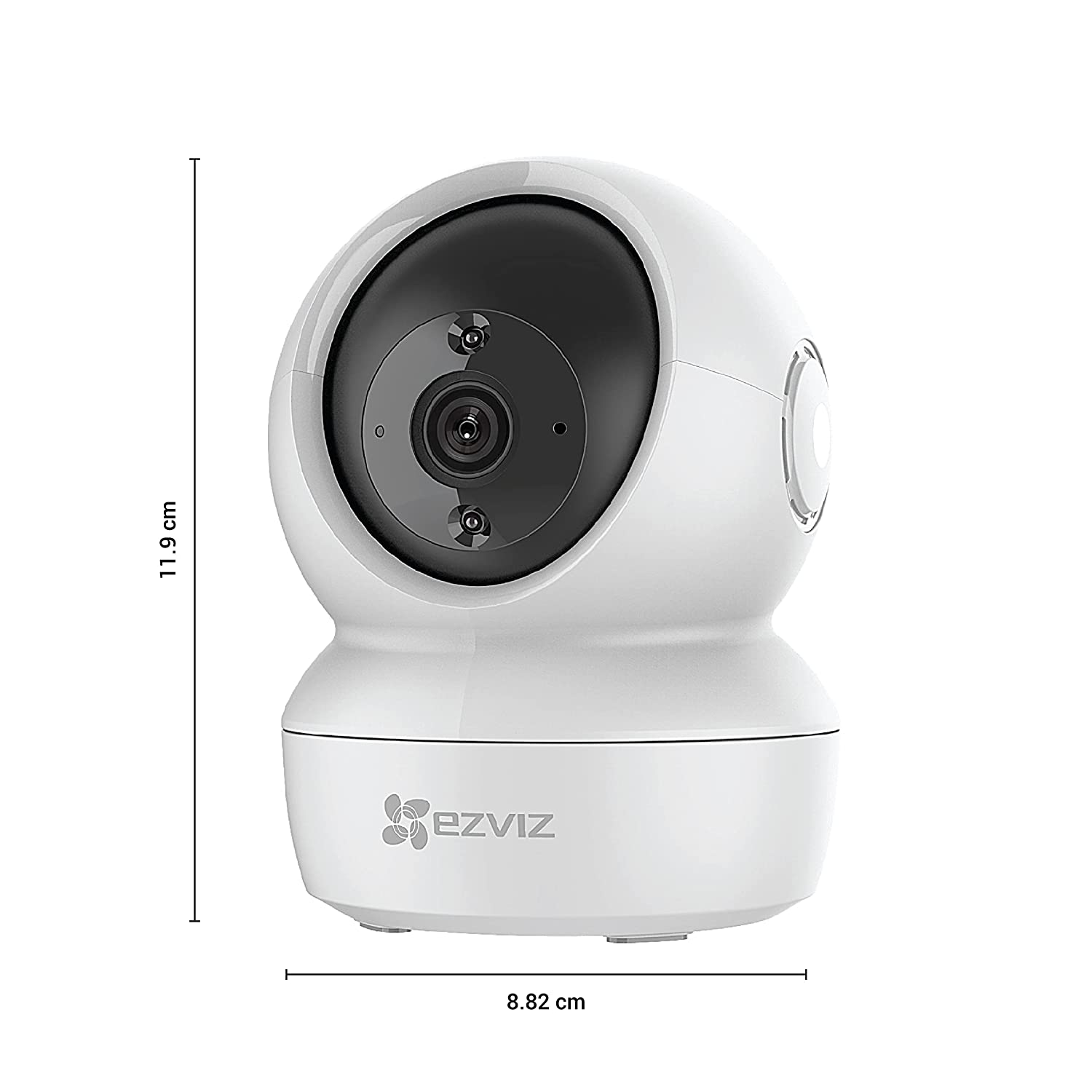 EZVIZ C6N 1080p Indoor Home Pan/Tilt WiFi Security Camera, 360° Coverage, Auto Motion Tracking, Two-Way Audio, Clear 30ft Night Vision, Supports MicroSD Card up to 256GB IP Camera - Wifi Camera. 