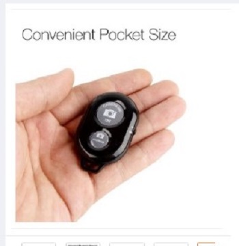 Wireless Bluetooth Camera + Mobile Remote Selfie , Video , Tiktok. 