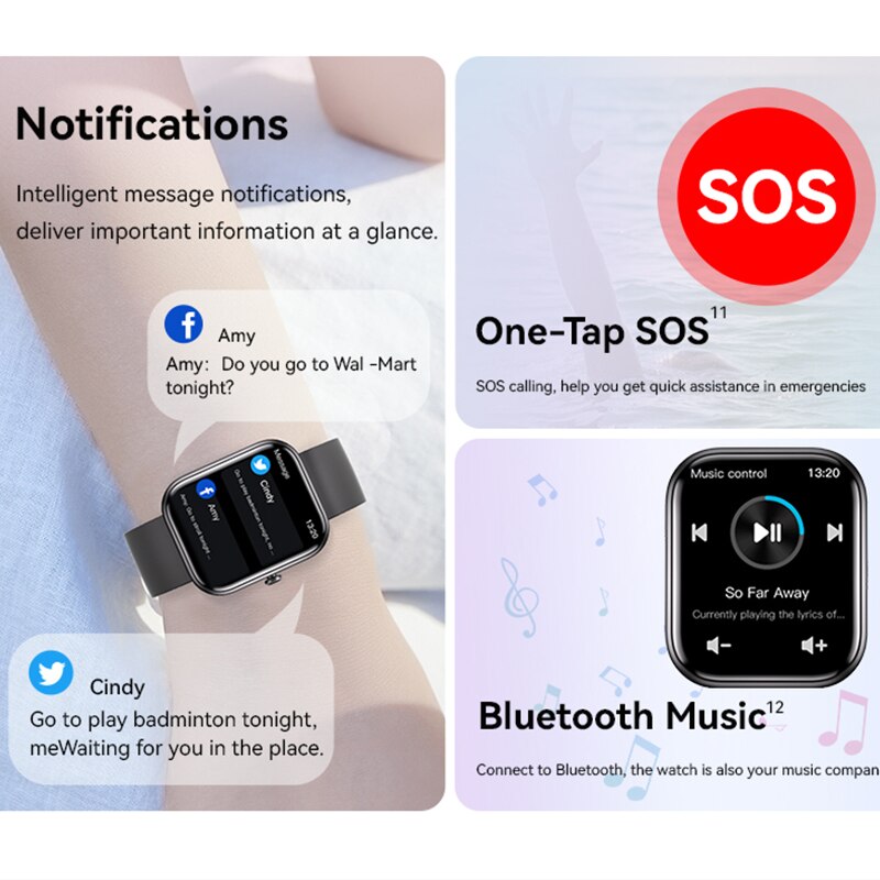 GTS5 Smart Watch Heart Rate Blood Oxygen Health Monitoring Sports Watch Bluetooth Talk Smart Watch. 