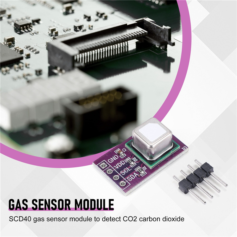 SCD40 Gas Sensor Module Detects CO2 Carbon Dioxide 2 in 1 Sensor. 