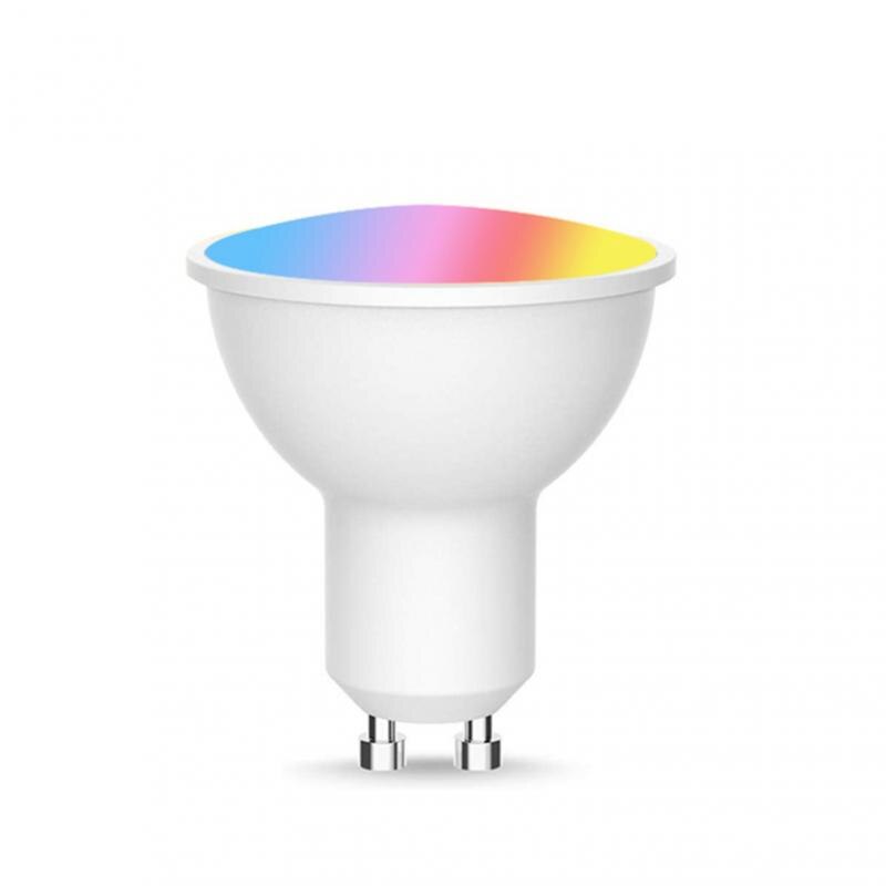4W 220-240V Wifi Smart Gu10 LED Light Bulb EWeLink APP RGB+CCT Spotlight For Smart Home Control Work With Alexa Google Home