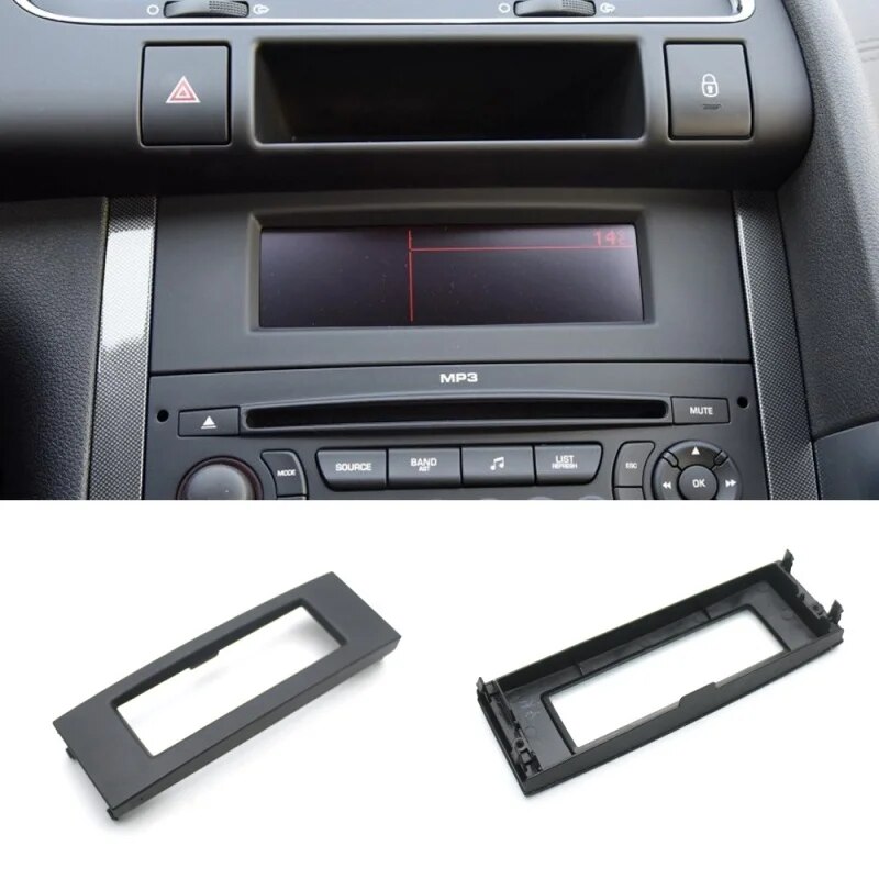 For Citroen C4 C5 RD3 Peugeot 207 Car Radio Multi-function C-Screen Shell Case Fixed Frame CD Player Screen Replacement Housing. 