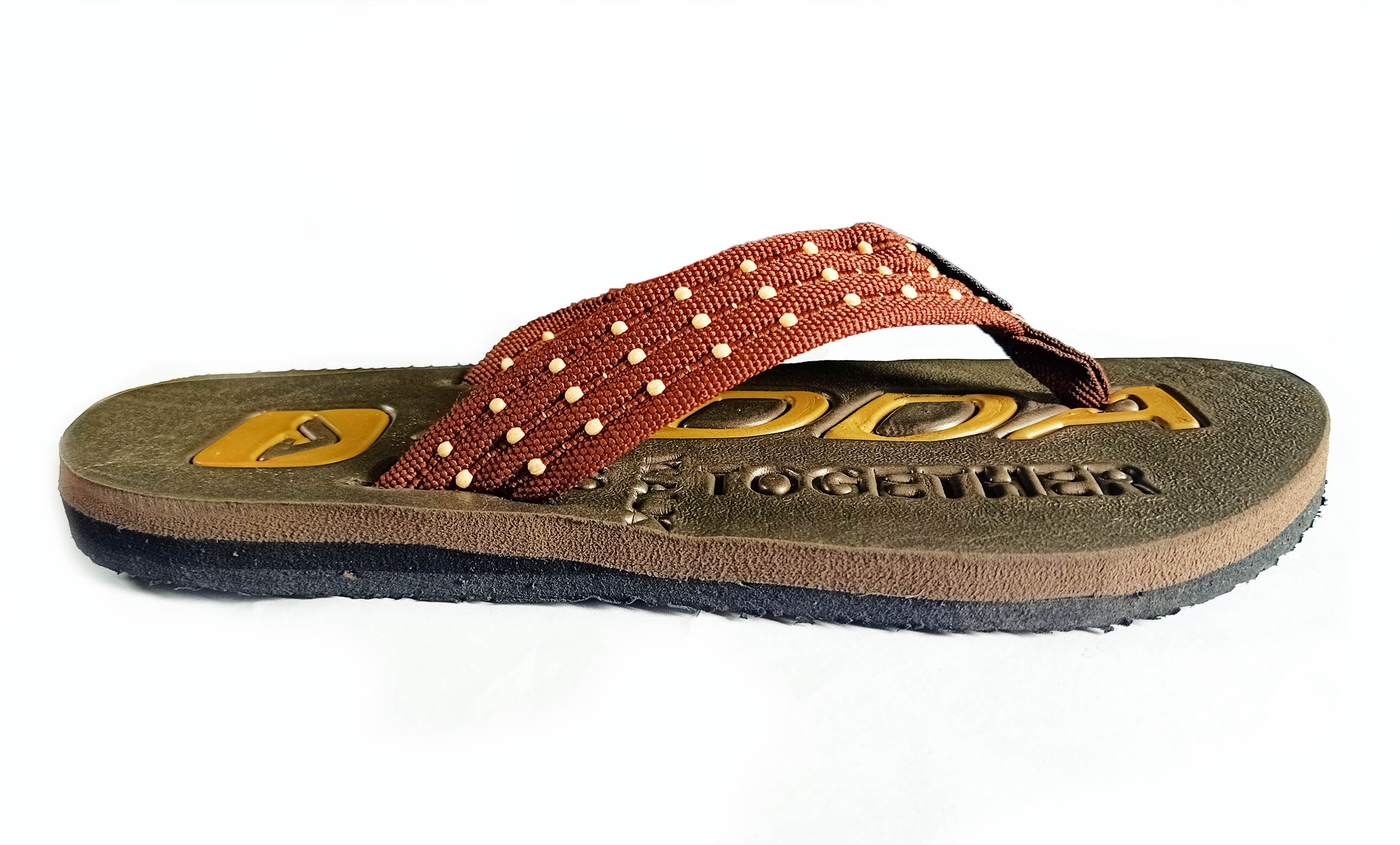 Awesome Fashionable Rubber Slipper for Men (Chocolate_Most Durable) - Sandals For Men - Sandals For Men. 