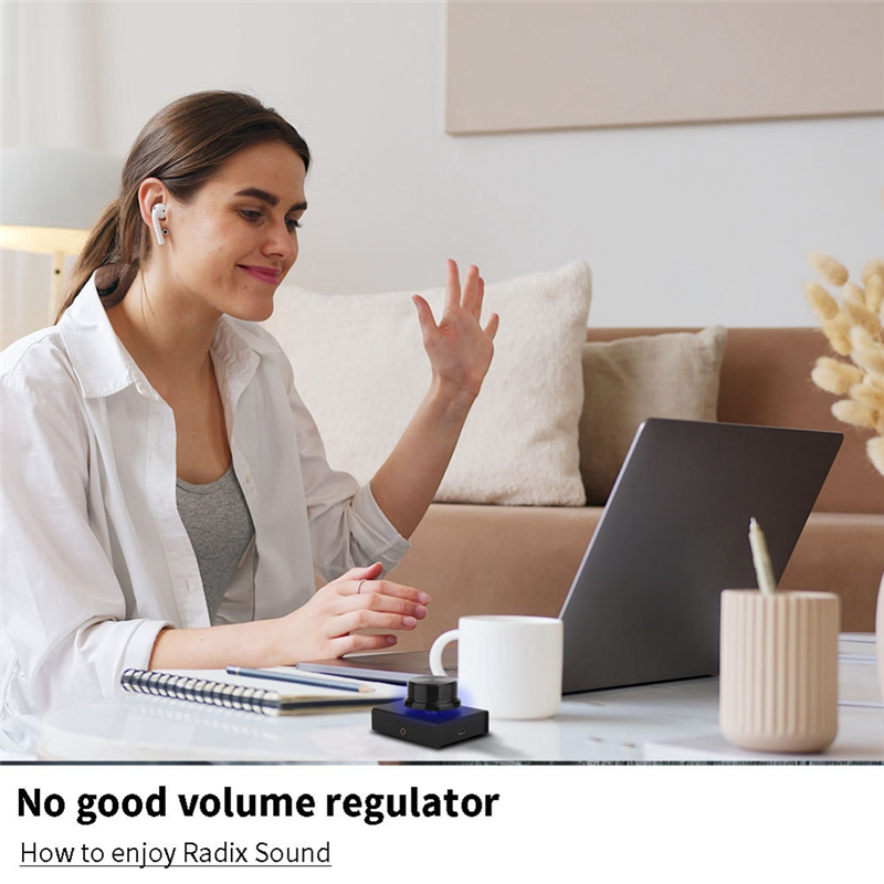 USB Computer Volume Controller Multimedia External Audio Volume Control Adjust Knob Spare Parts. 
