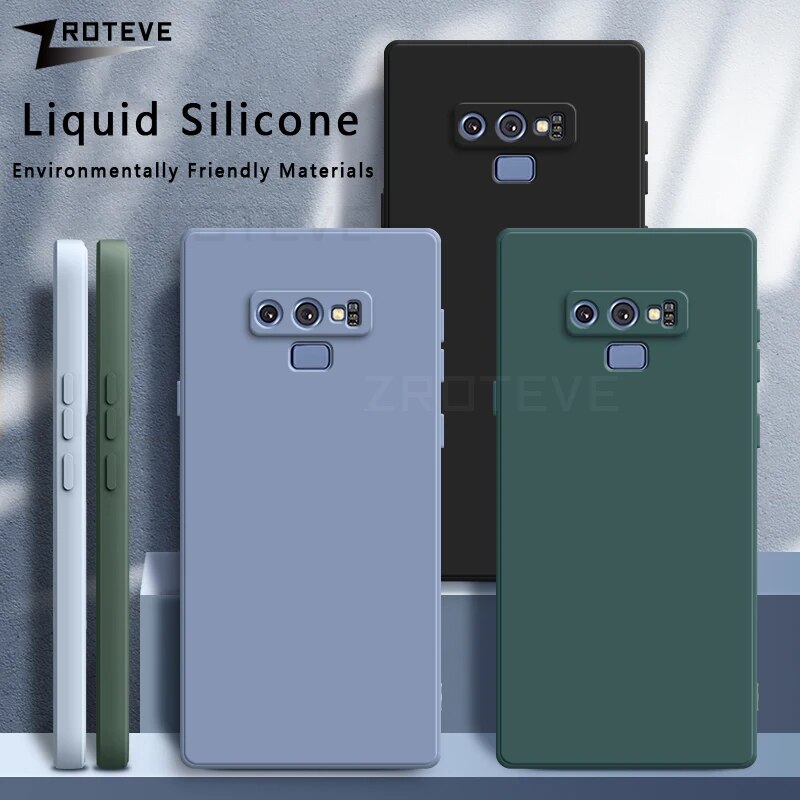 Note9 Case ZROTEVE Original Soft TPU Liquid Silicone Cover For Samsung Galaxy Note 9 10 20 Note10 Plus Note20 Ultra Phone Cases. 