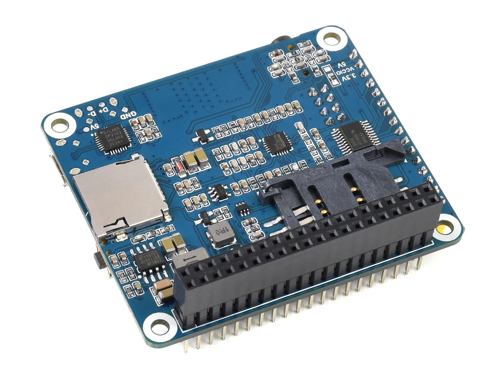Waveshare SIM7600CE 4G HAT For Raspberry Pi, LTE Cat-4 4G / 3G / 2G Support, Positioning, For China. 