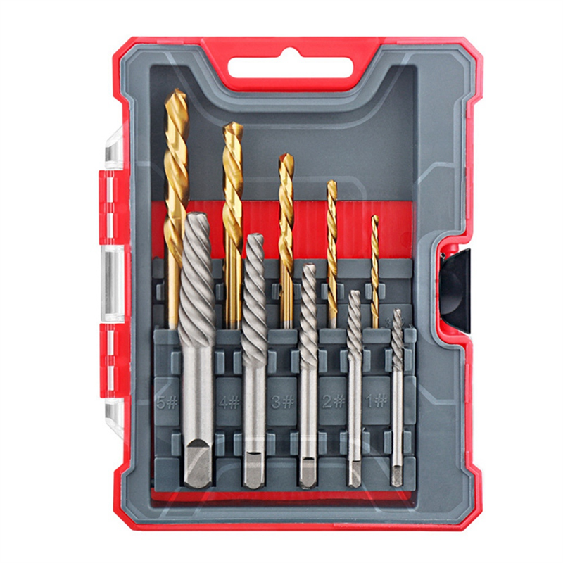 10 Pcs Broken Screw Sliding Wire Extractor Broken Wire Extractor Artifact Tool Set (Gold+Silver)