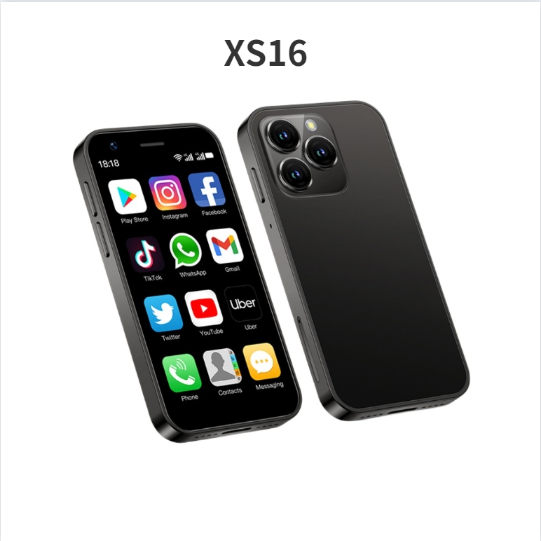 SOYES XS16 Mini Android10.0 Smartphone 4G 5G Network 4GB RAM 128GB ROM 3 Display 5MP Camera Dual SIM With Play Store WhatsAPP. 