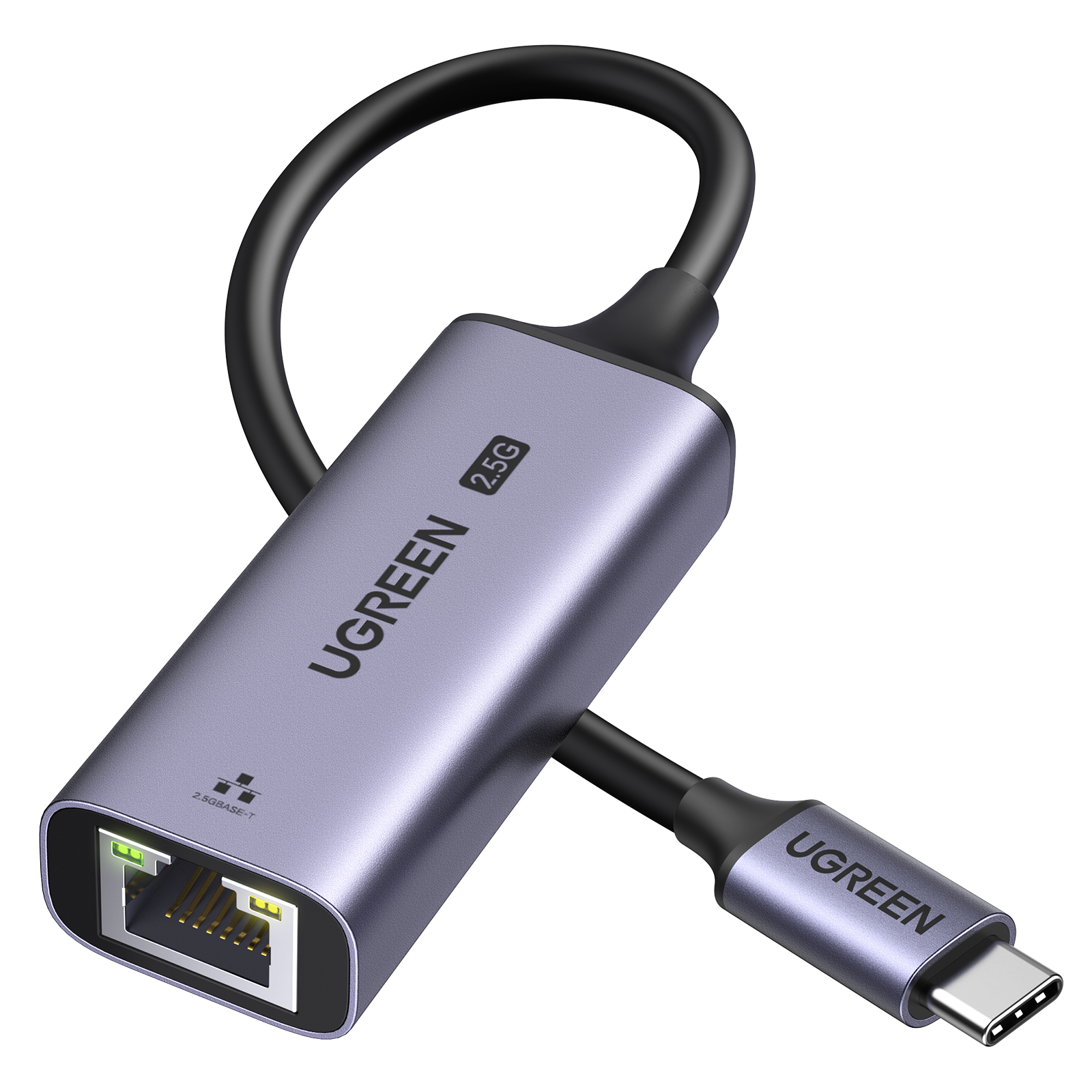 UGREEN CM648 (25052) USB-C to RJ45 2.5G Ethernet Adapter - UGREEN USB-C to RJ45 2.5G Ethernet Adapter - Data transmission speed: up to 2.5 Gb/s - Plug & Play - Wide Compatibility. 