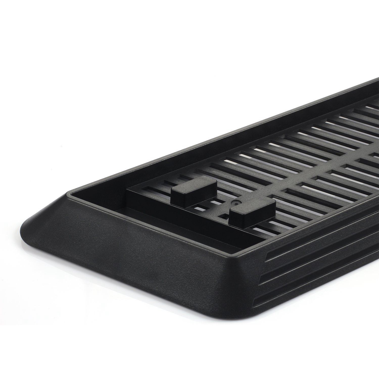 For PS4 Pro Vertical Stand for Playstation 4 Pro with Built-in Cooling Vents and Non-slip Feet. 