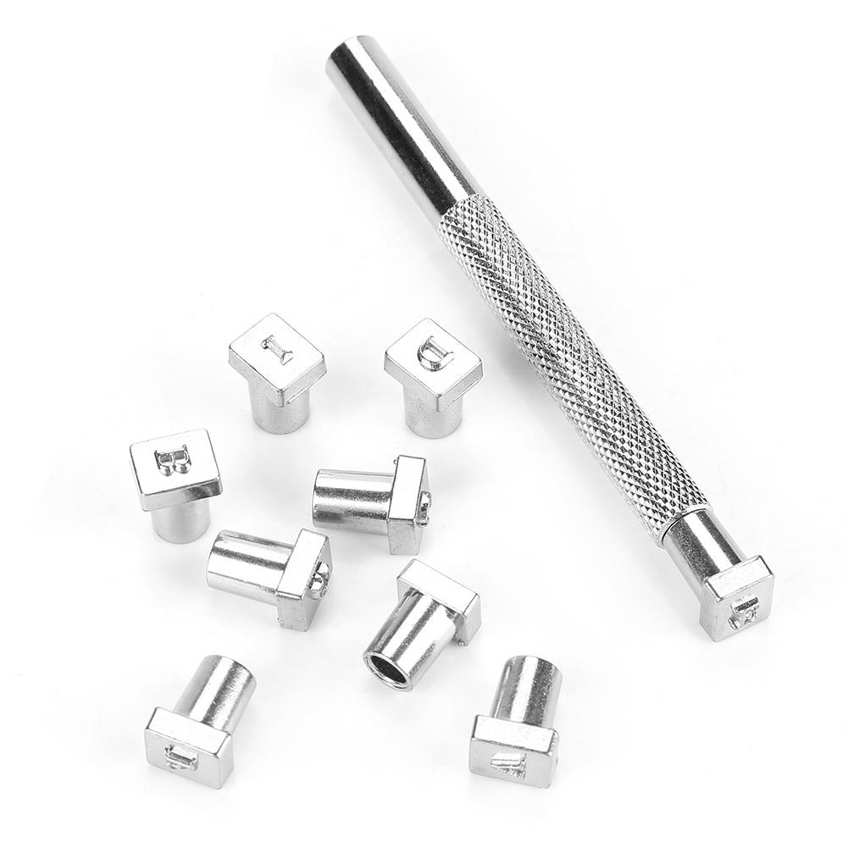 36 numbers 1-10 alphabet A-Z leather craft engraving punch working punching engraved name entry handmade tool handicraft. 