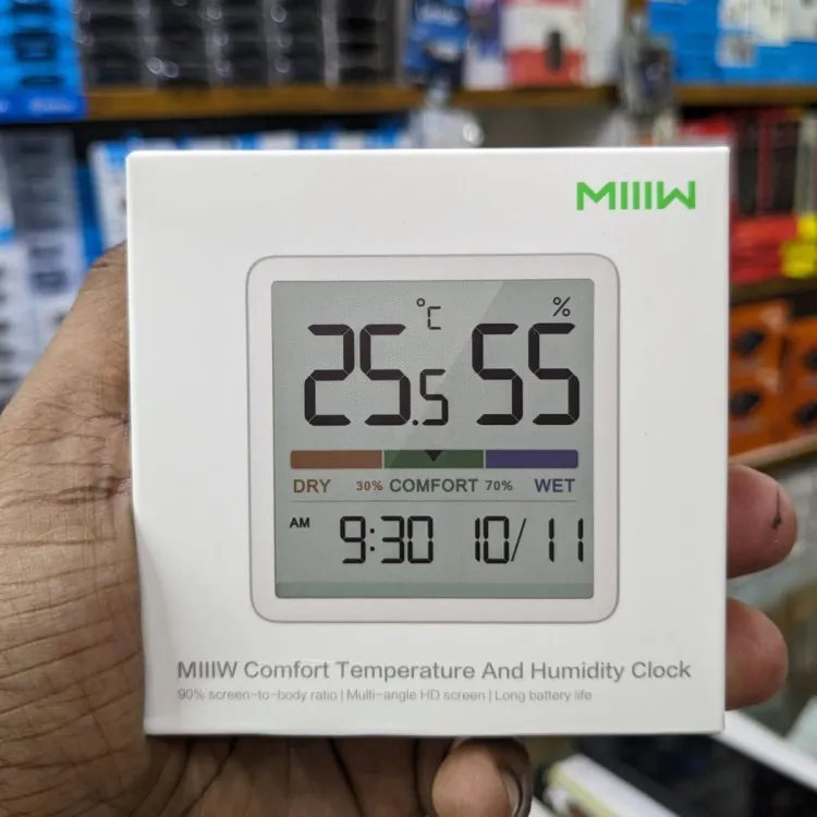 Miiiw Comfort temperature And Humidity Clock
