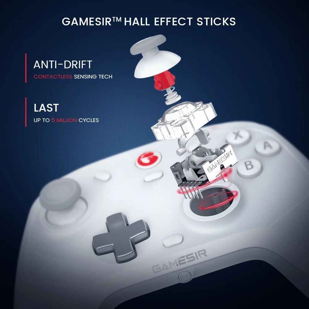 GameSir T4 Cyclone Pro Wireless Gamepad Bluetooth Game Controller for Nintendo Switch iPhone Android Phone PC Joystick. 